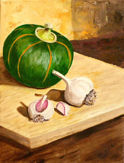 Painting of Garlic
